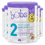 【澳洲直邮】贝儿BUBS婴儿羊奶粉2段原装原罐婴幼儿宝宝配方奶粉6罐
